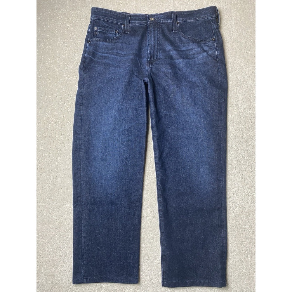 AG Adriano Goldschmied Kace 28 Modern Straight Jeans 36x30 Measured 36x25.5 Blue